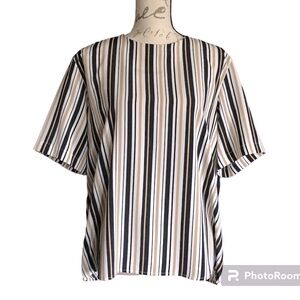 Vintage Notations Blouse Size Large EUC